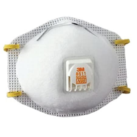 3M OH&ESD 142-8511 N95 Maint.Free Particulate Respirator